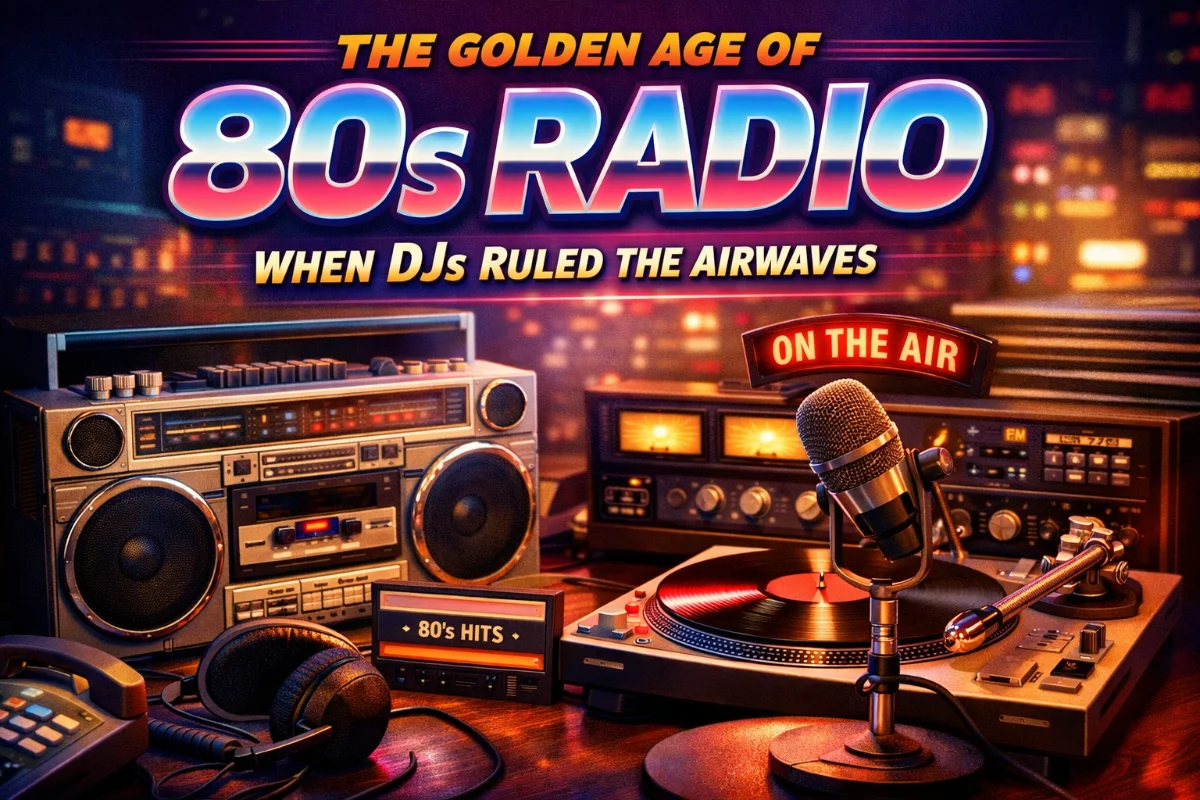 Article 'The Golden Age of 80s Radio: When DJs Ruled the Airwaves'