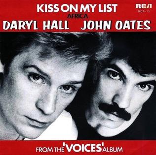 On This Day April 11, 1983 Hall & Oates' 'Kiss on My List' Released